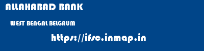 ALLAHABAD BANK  WEST BENGAL BELGAUM    ifsc code